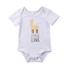 RubeyLiza Baby Romper - "Little Llama"
